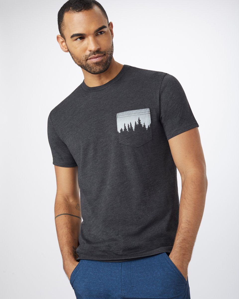 M Juniper Pocket T-Shirt EV2 sold by tentree product image thumbnail 2