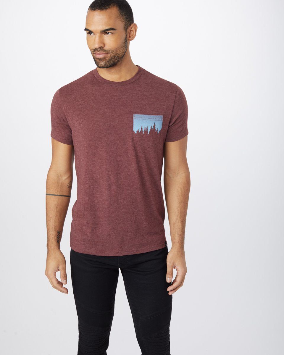 M Juniper Pocket T-Shirt EV2 sold by tentree product image thumbnail 5