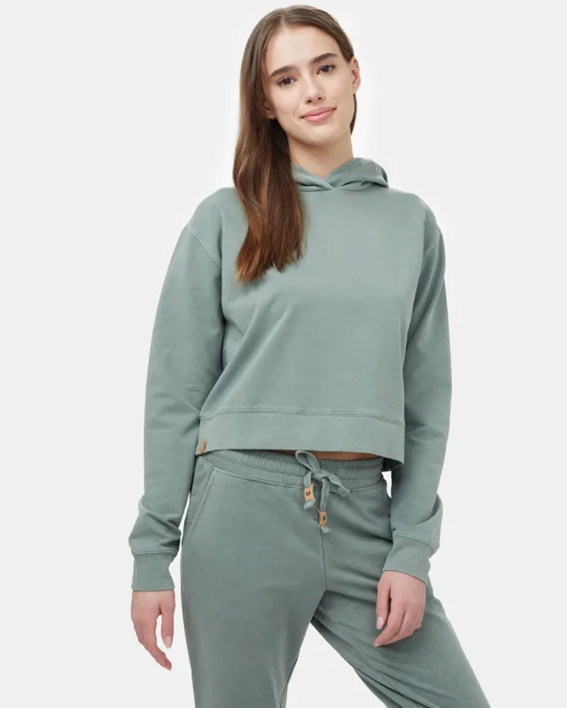 French Terry Cropped Hoodie sold by tentree