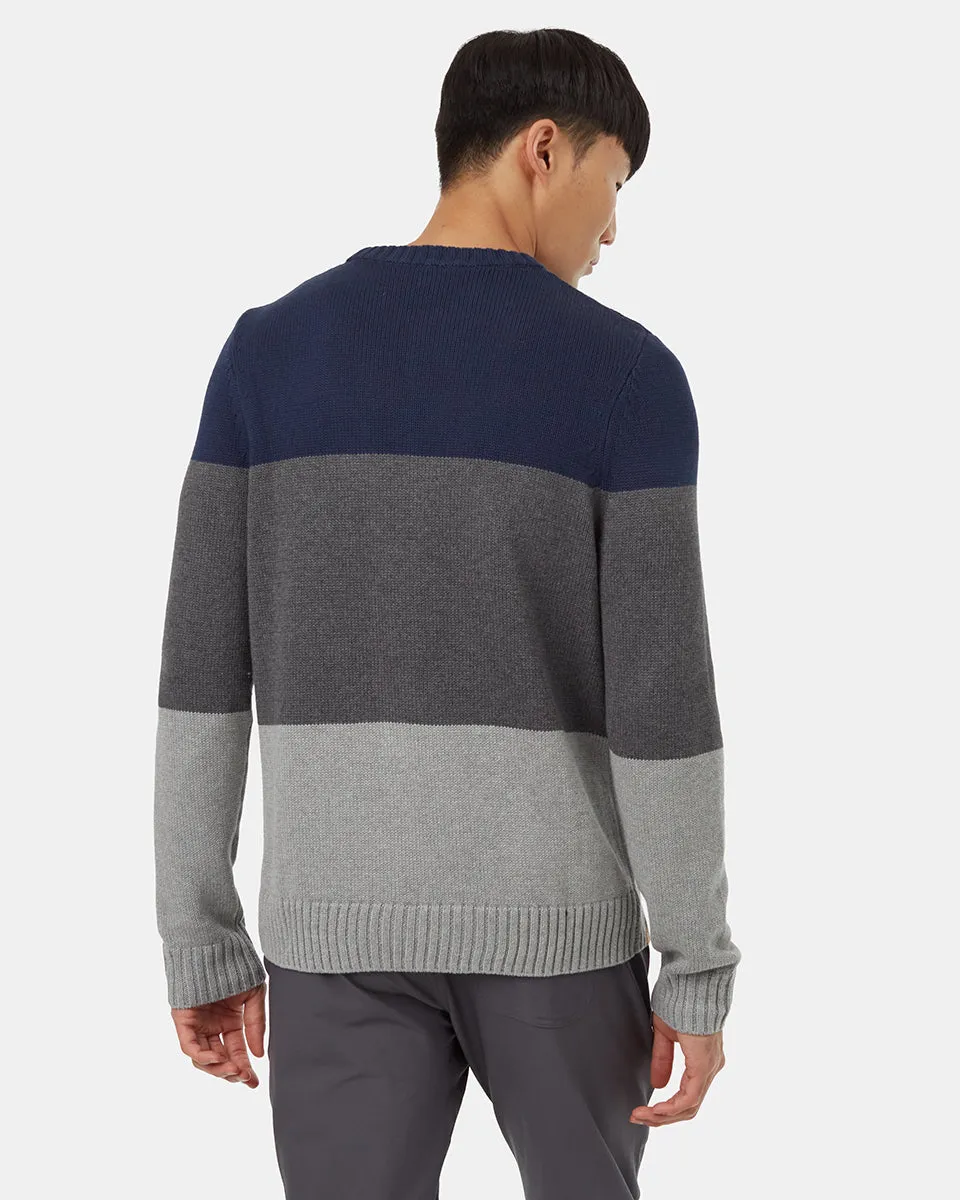 Highline Blocked Crew Sweater sold by tentree product image thumbnail 3