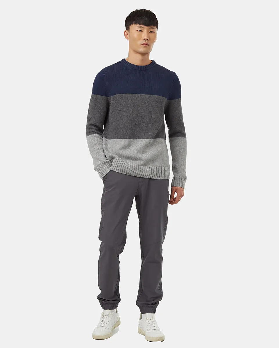 Highline Blocked Crew Sweater sold by tentree product image thumbnail 2