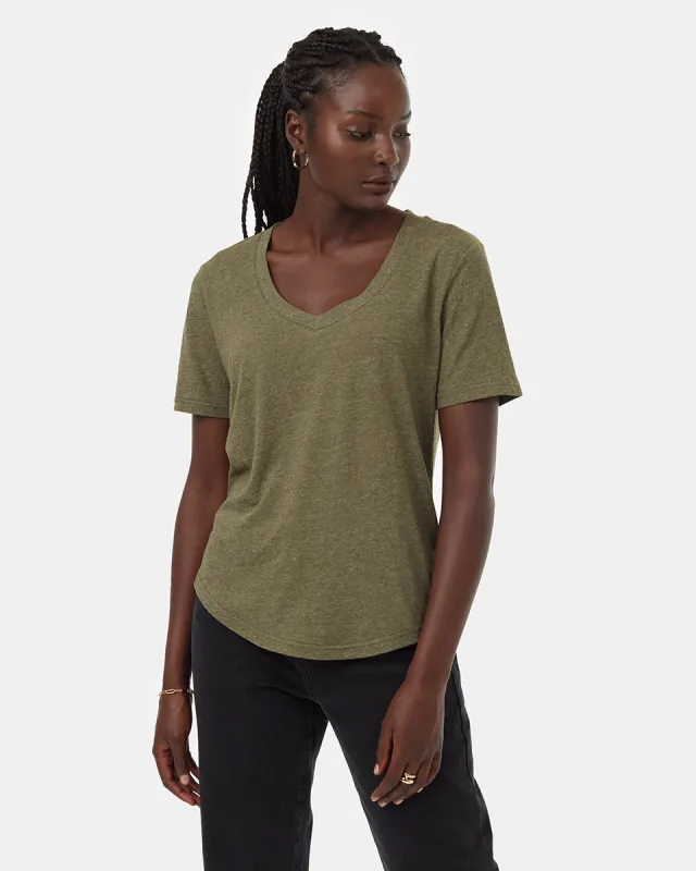 Hemp V-Neck T-Shirt sold by tentree