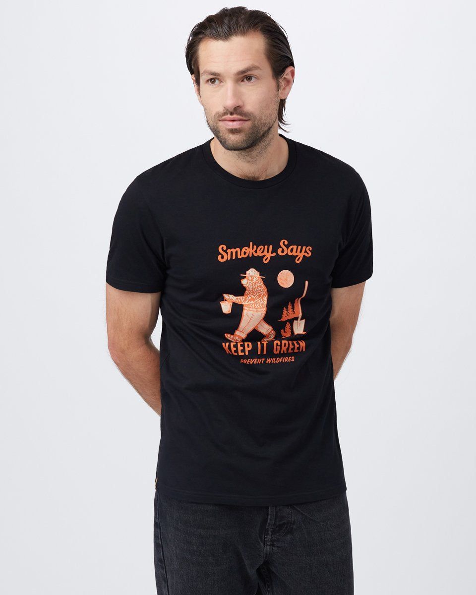 Smokey Bear Says T-Shirt sold by tentree
