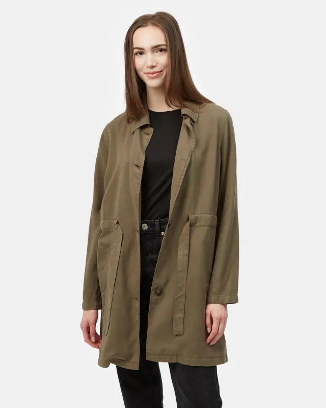 Tencel Soft Trench sold by tentree