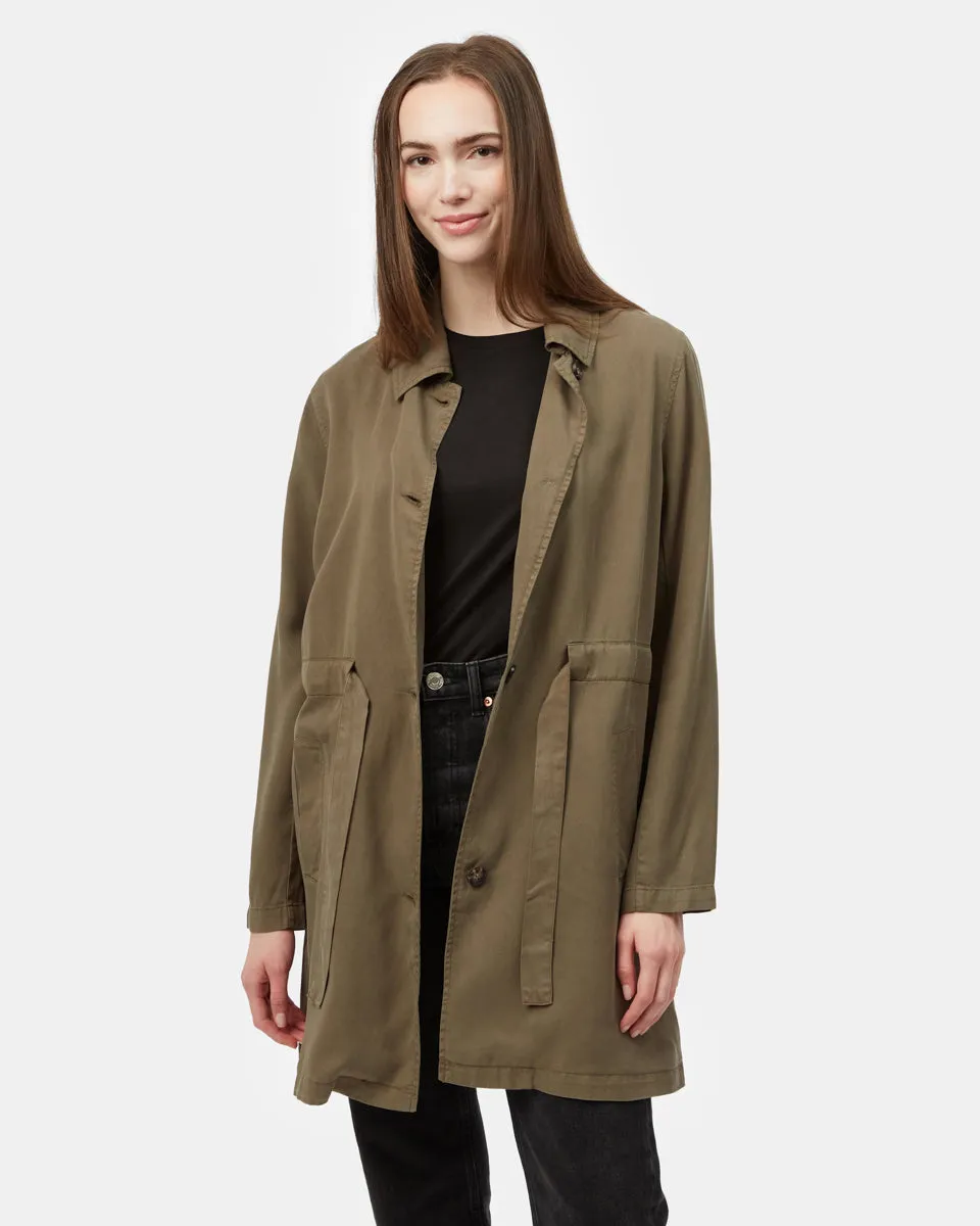 Tencel Soft Trench sold by tentree