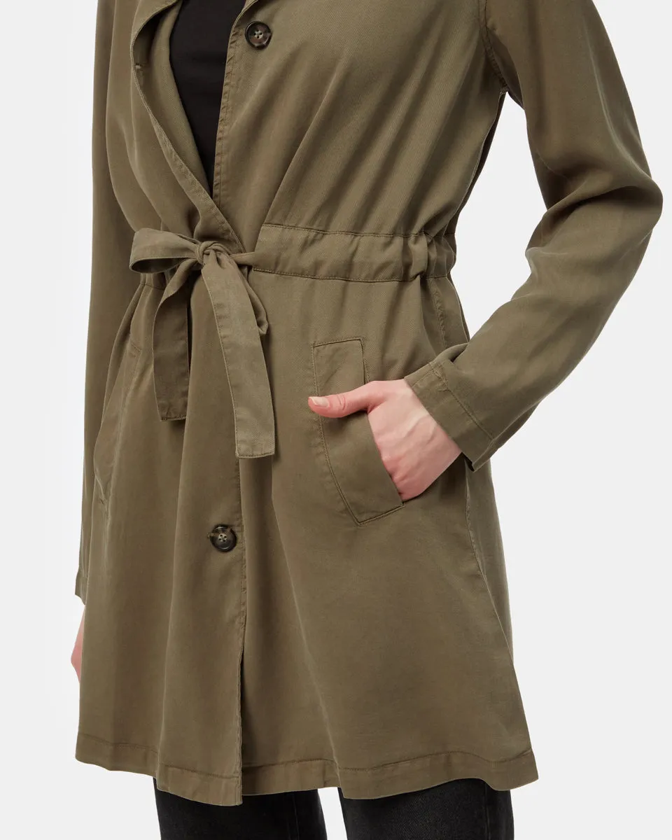 Tencel Soft Trench sold by tentree product image thumbnail 5
