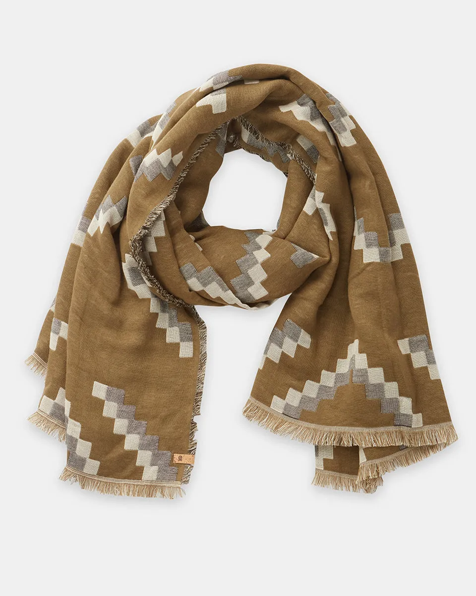 Organic Cotton Sumatra Blanket Scarf sold by tentree