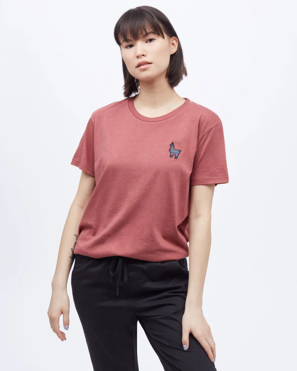 Peru Embroidered Llama T-Shirt sold by tentree