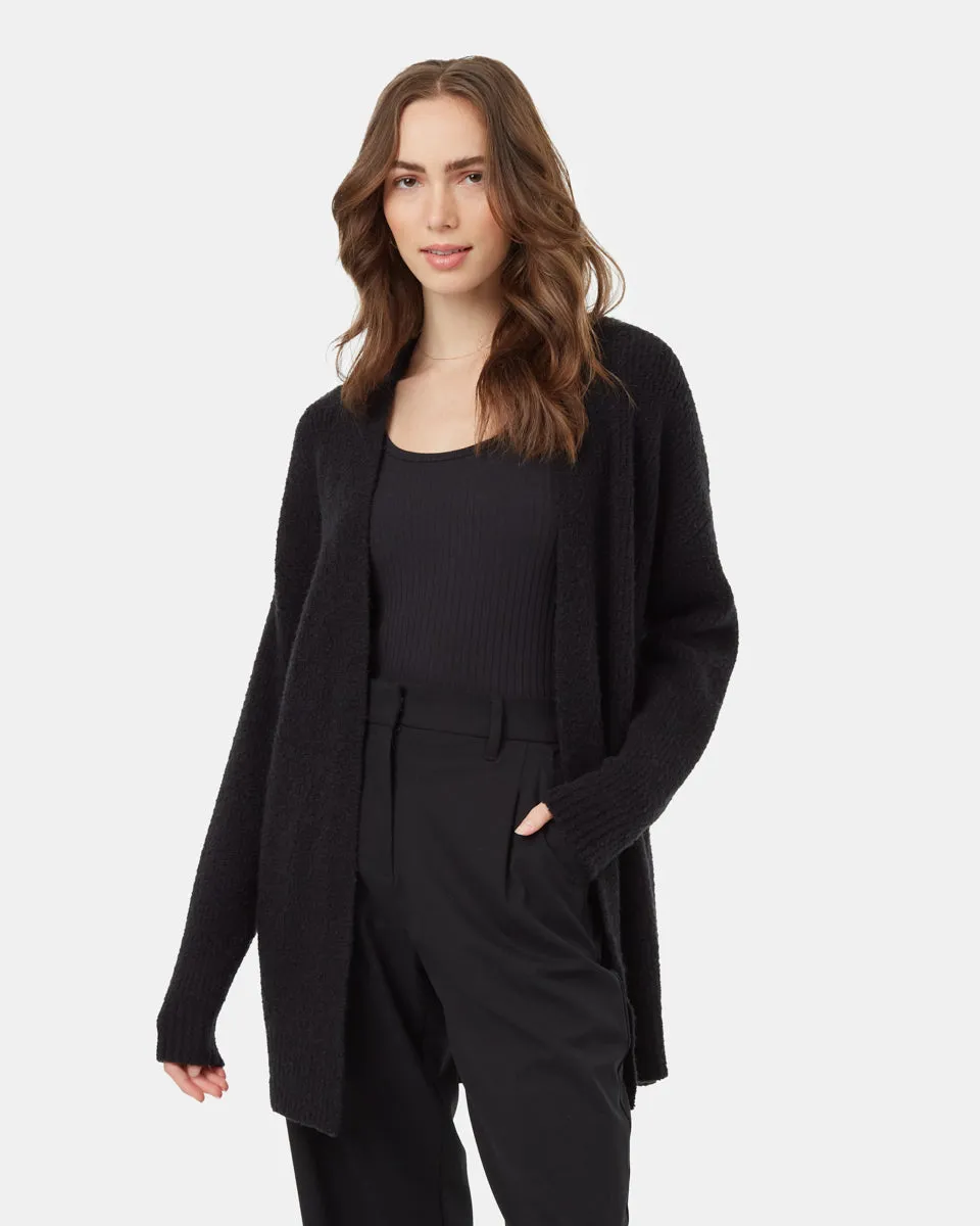 Highline Fuzzy Open Cardigan sold by tentree
