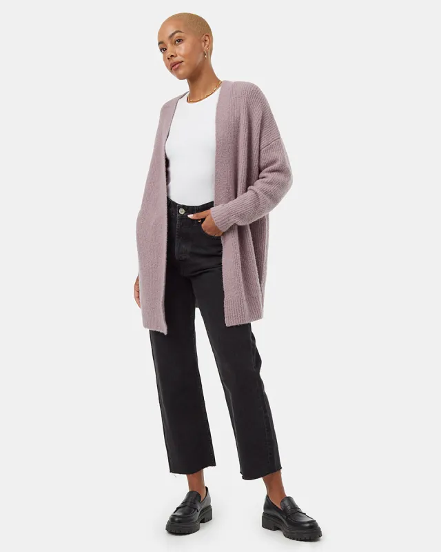Highline Fuzzy Open Cardigan sold by tentree