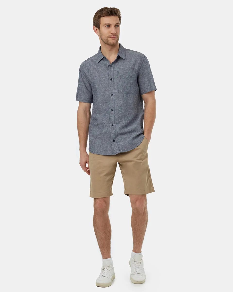 Hemp Button Front Shortsleeve Shirt sold by tentree product image thumbnail 2