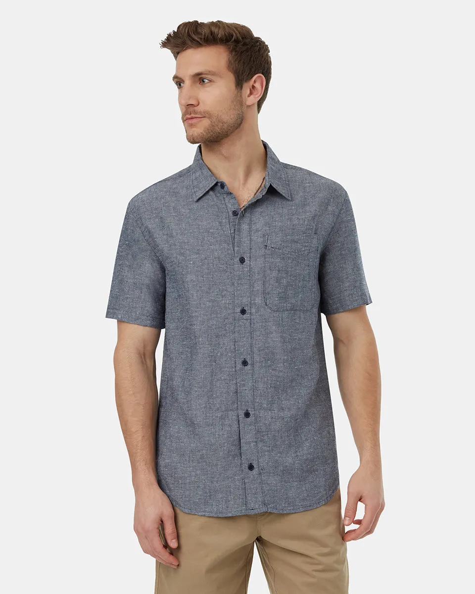Hemp Button Front Shortsleeve Shirt sold by tentree