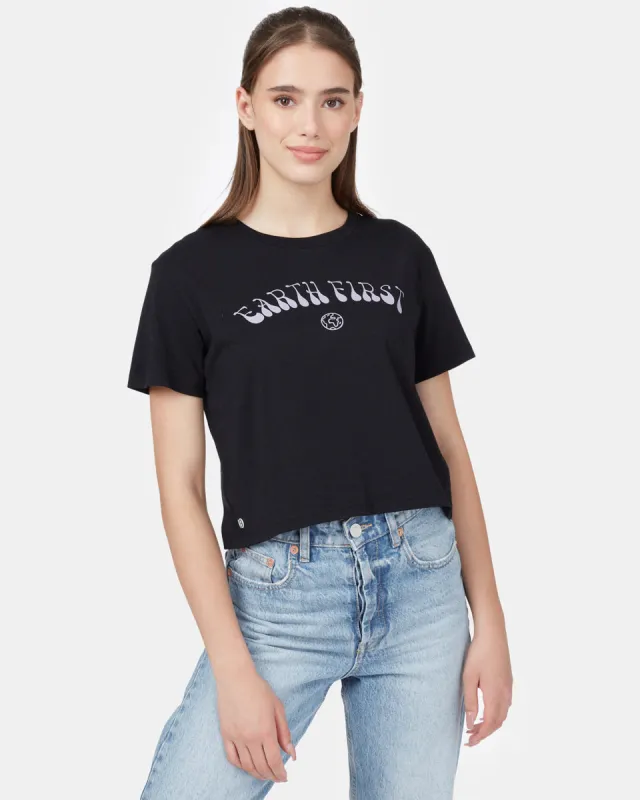 Earth First Oversized T-Shirt sold by tentree
