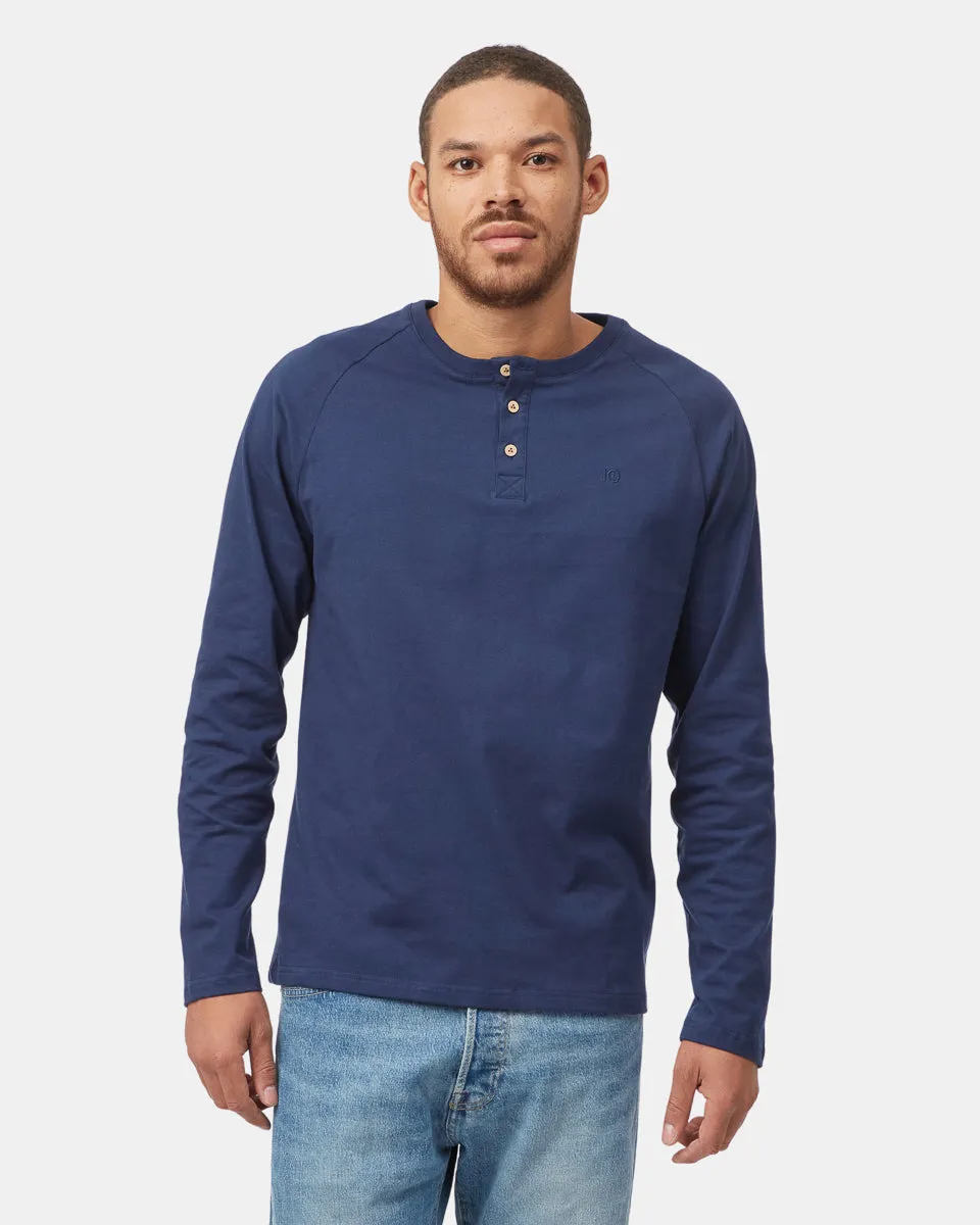 Recycled Cotton Classic Henley Longsleeve sold by tentree