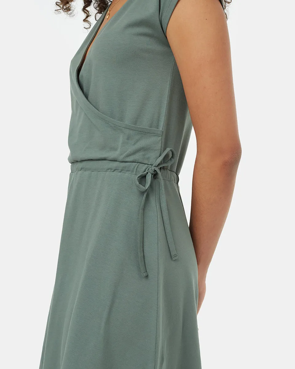 Knit Wrap Dress sold by tentree product image thumbnail 5