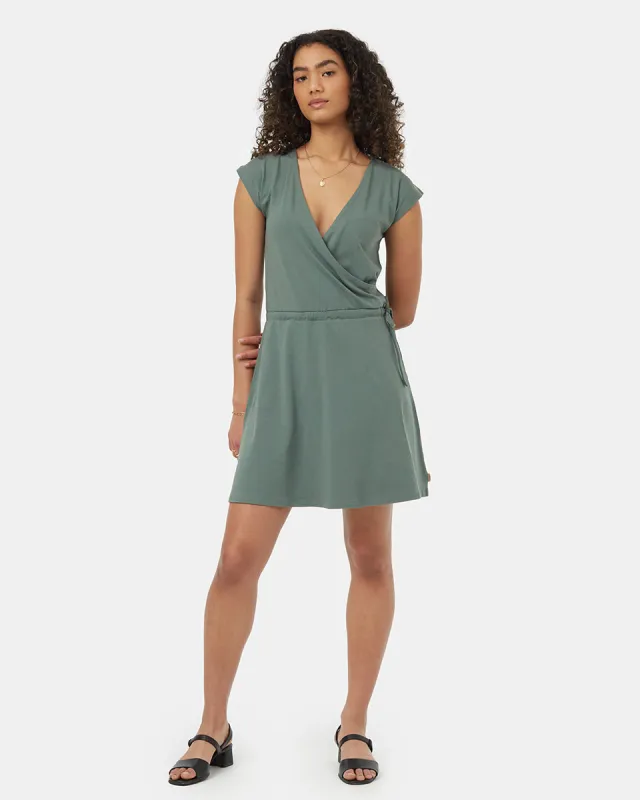 Knit Wrap Dress sold by tentree