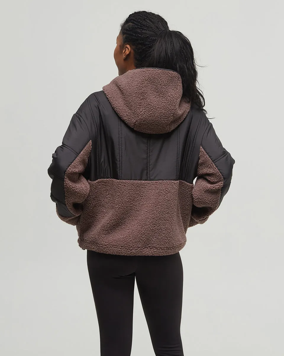 Recycled Boucle Full Snap Hoodie sold by tentree product image thumbnail 3