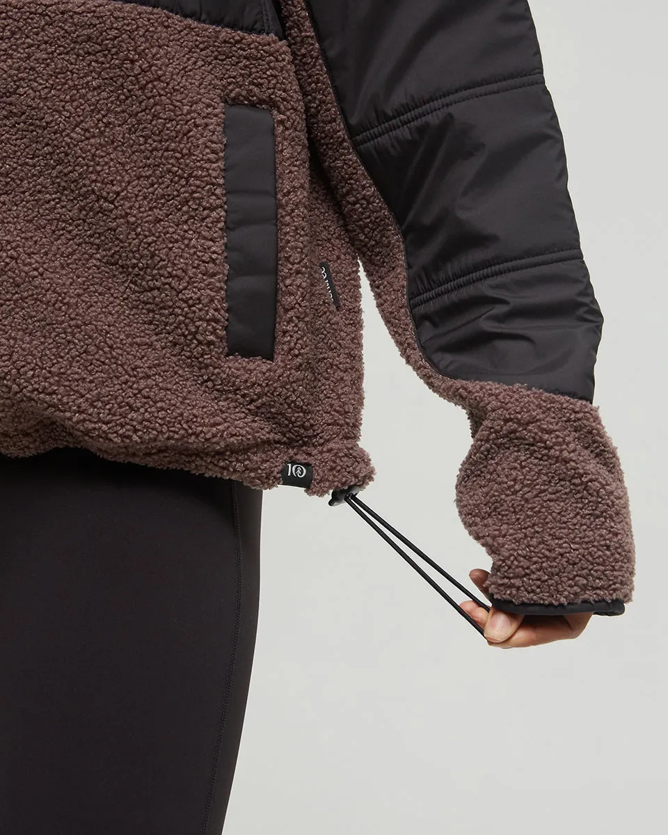 Recycled Boucle Full Snap Hoodie sold by tentree product image thumbnail 4