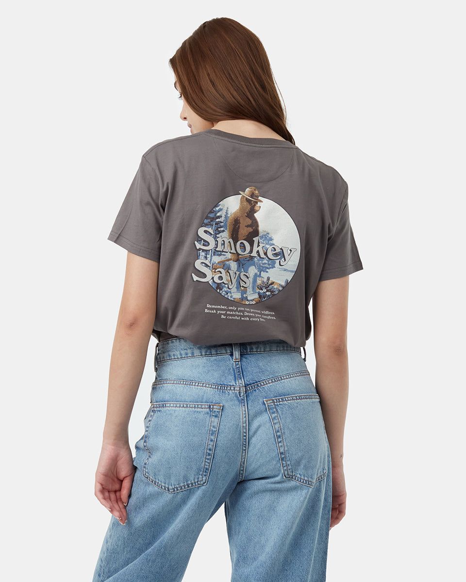 Smokey Bear Says T-Shirt sold by tentree