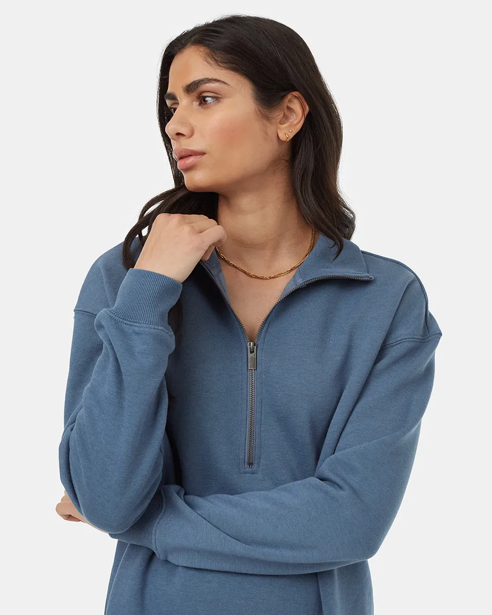 1/4 Zip Fleece Dress sold by tentree product image thumbnail 3