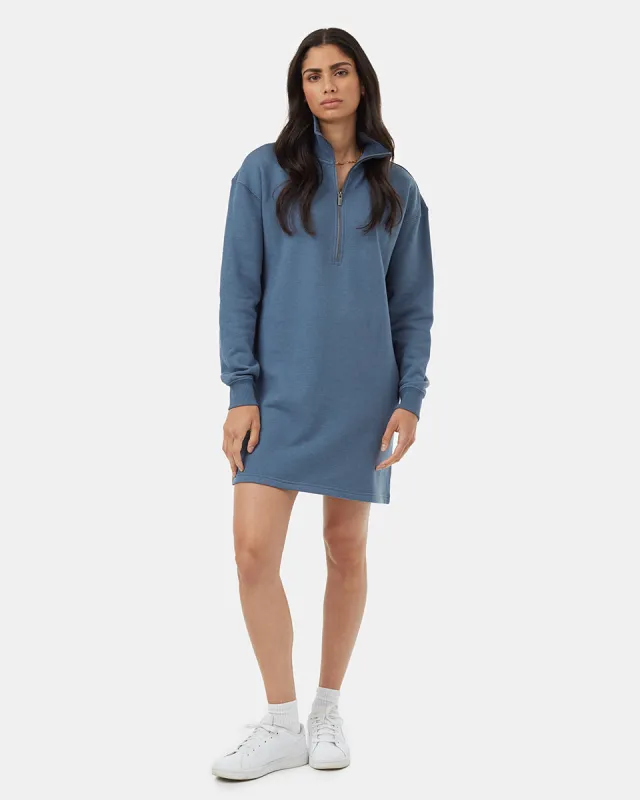 1/4 Zip Fleece Dress sold by tentree