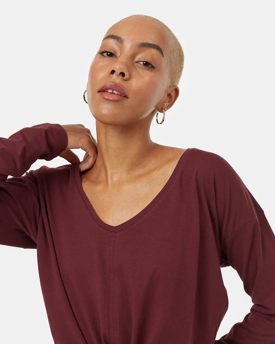 Tie Front Longsleeve sold by tentree product image thumbnail 4