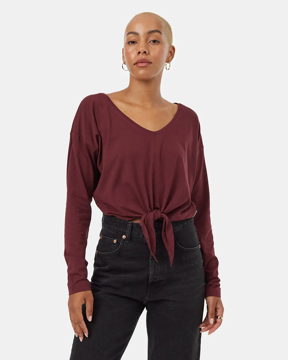 Tie Front Longsleeve sold by tentree