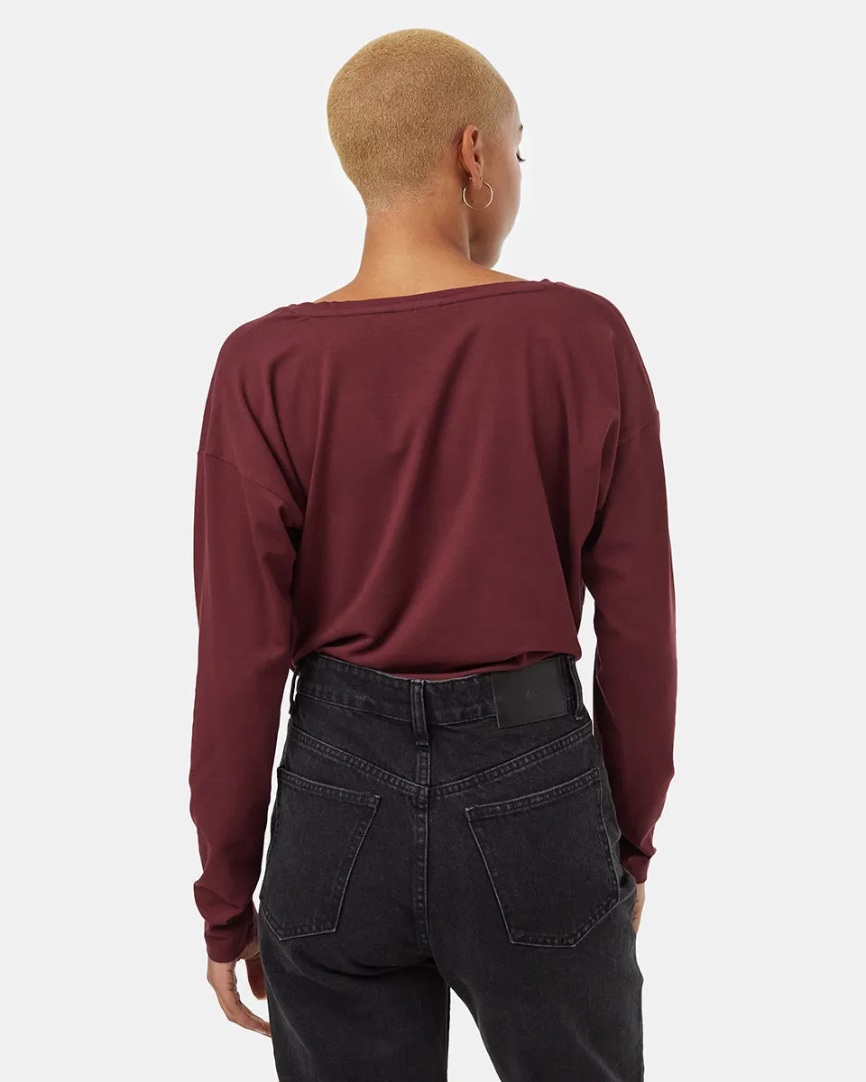 Tie Front Longsleeve sold by tentree product image thumbnail 3