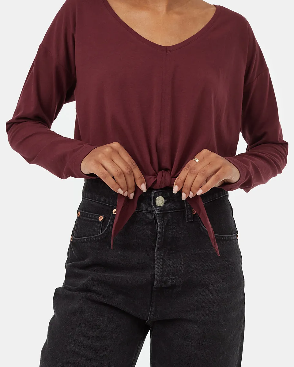 Tie Front Longsleeve sold by tentree product image thumbnail 5