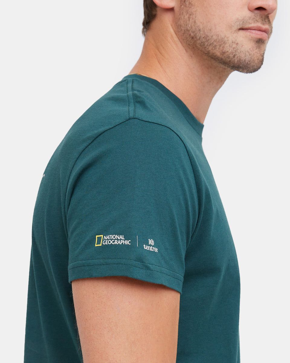 National Geographic Logo Unisex T-Shirt sold by tentree product image thumbnail 5