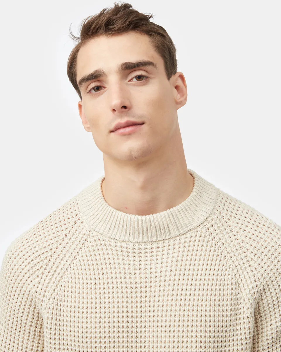 Highline Mock Neck Waffle Crew sold by tentree product image thumbnail 2
