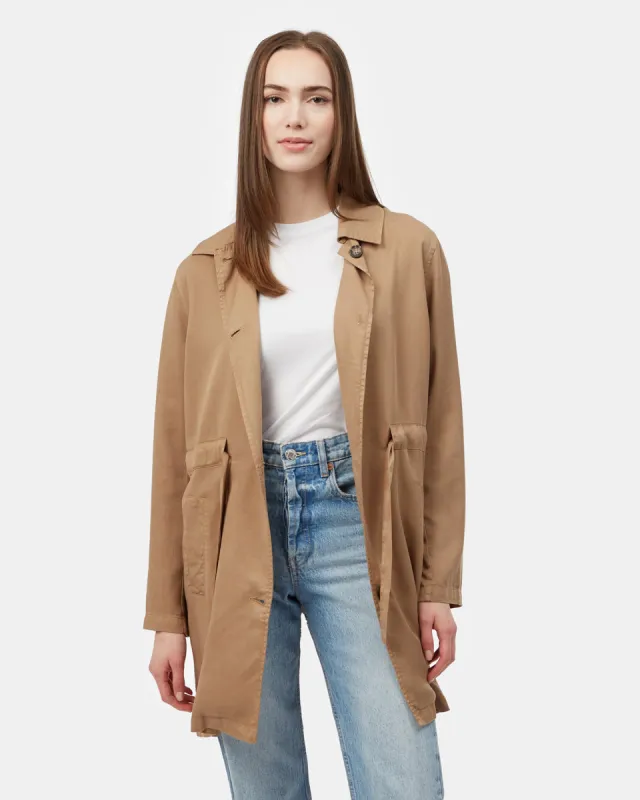 Tencel Soft Trench sold by tentree