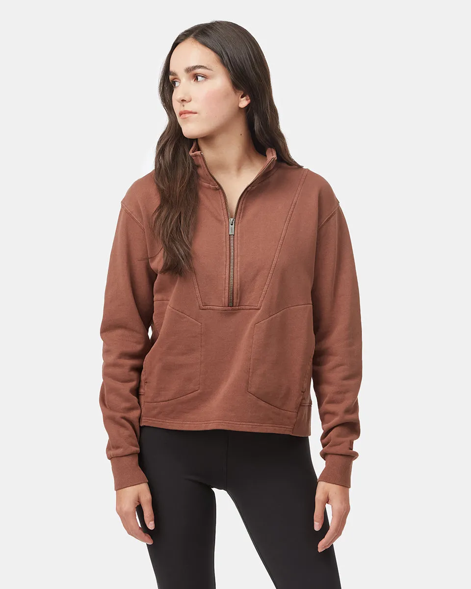 Organic Cotton French Terry Half Zip sold by tentree product image thumbnail 2