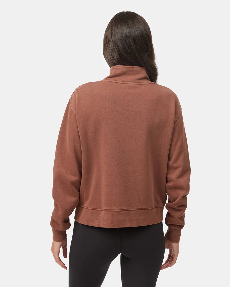 Organic Cotton French Terry Half Zip sold by tentree product image thumbnail 3