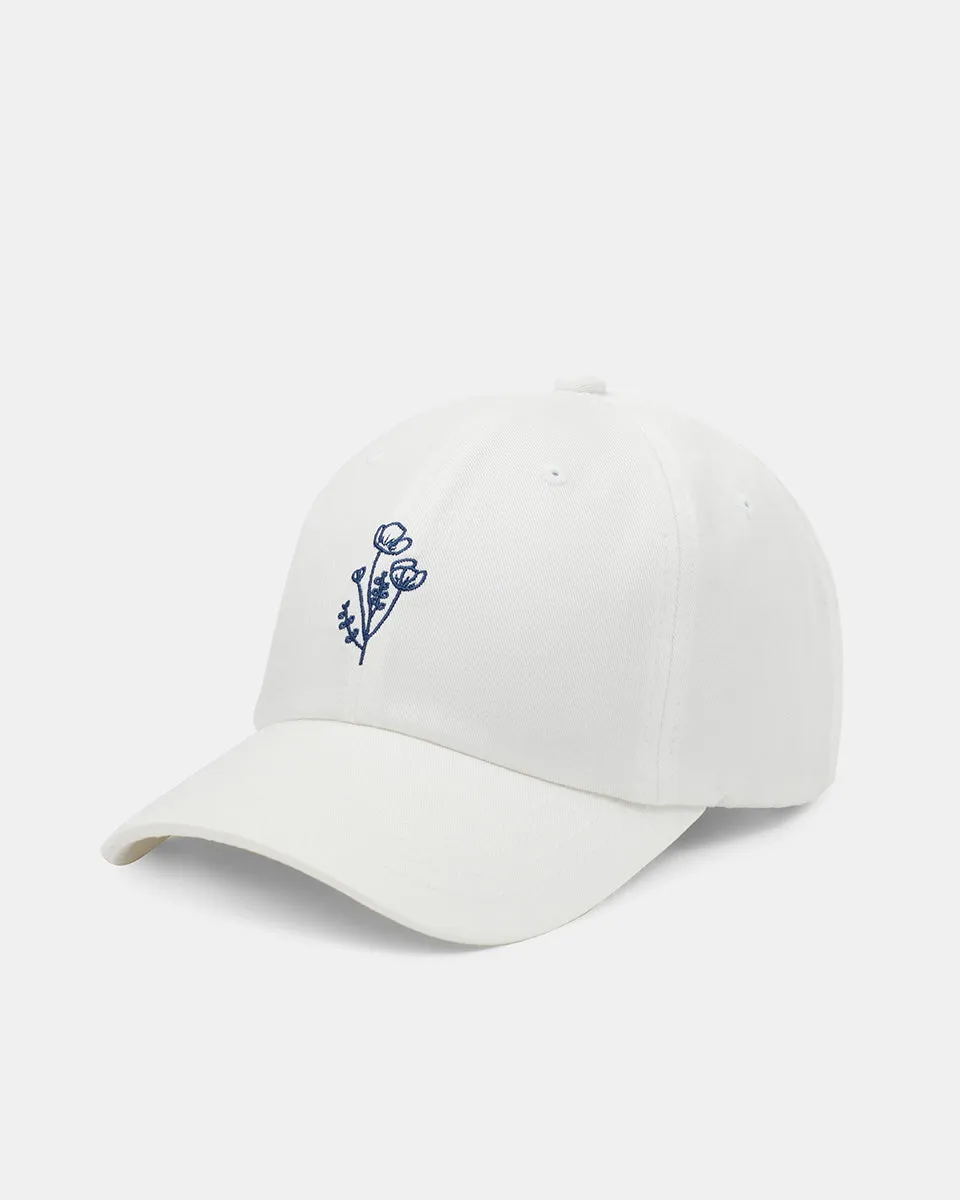 Flower Embroidery Peak Hat sold by tentree