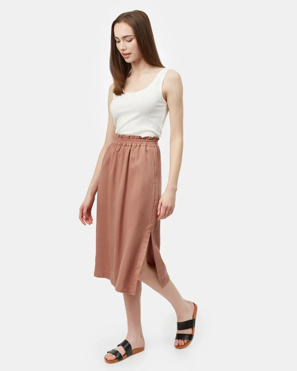 Tencel Midi Skirt sold by tentree
