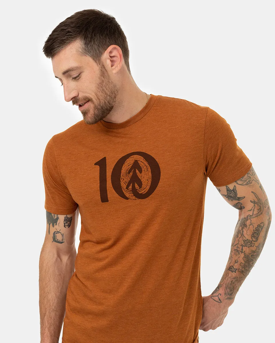 Woodgrain Ten T-Shirt sold by tentree product image thumbnail 4