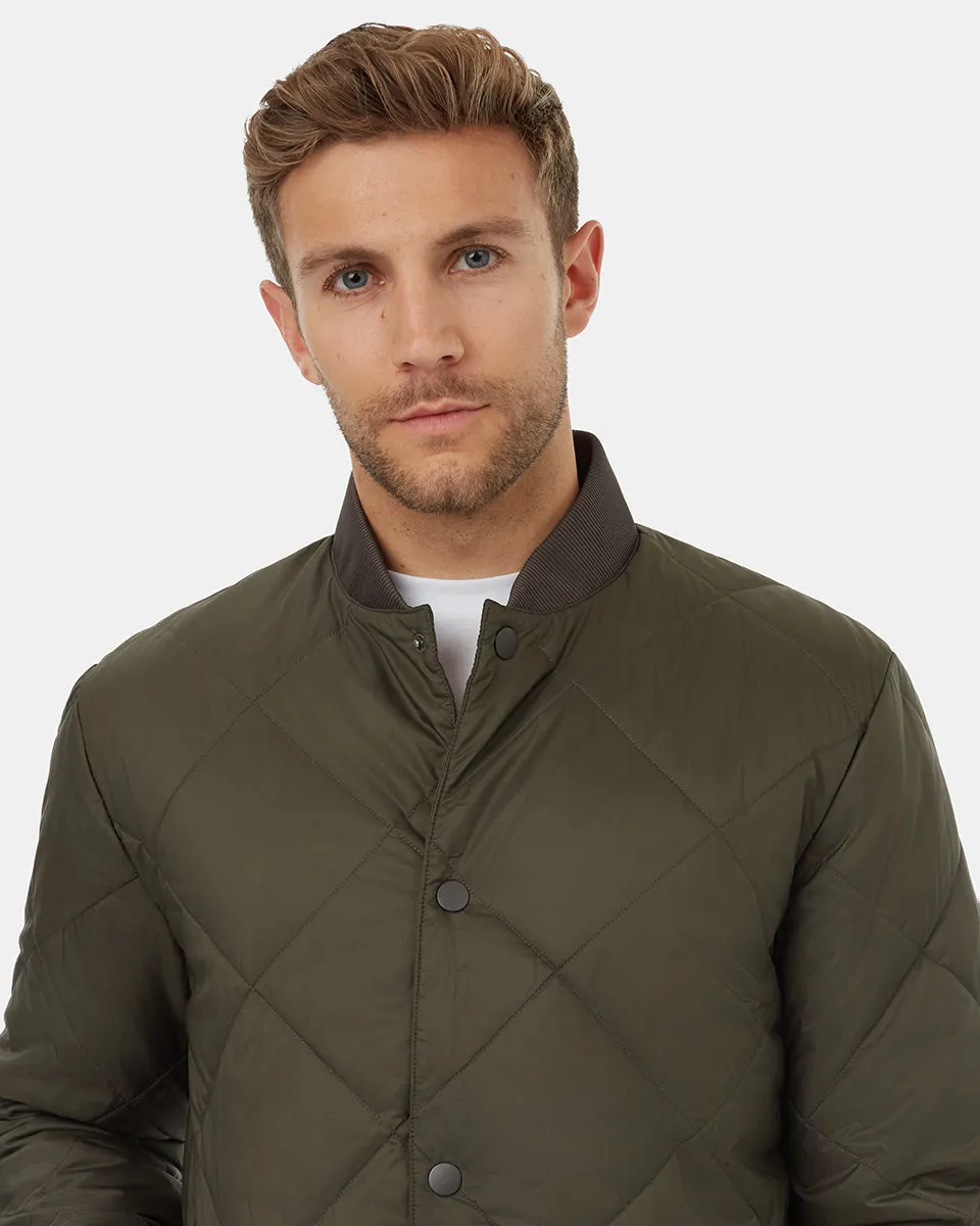 Diamond Padded Bomber Jacket sold by tentree product image thumbnail 4