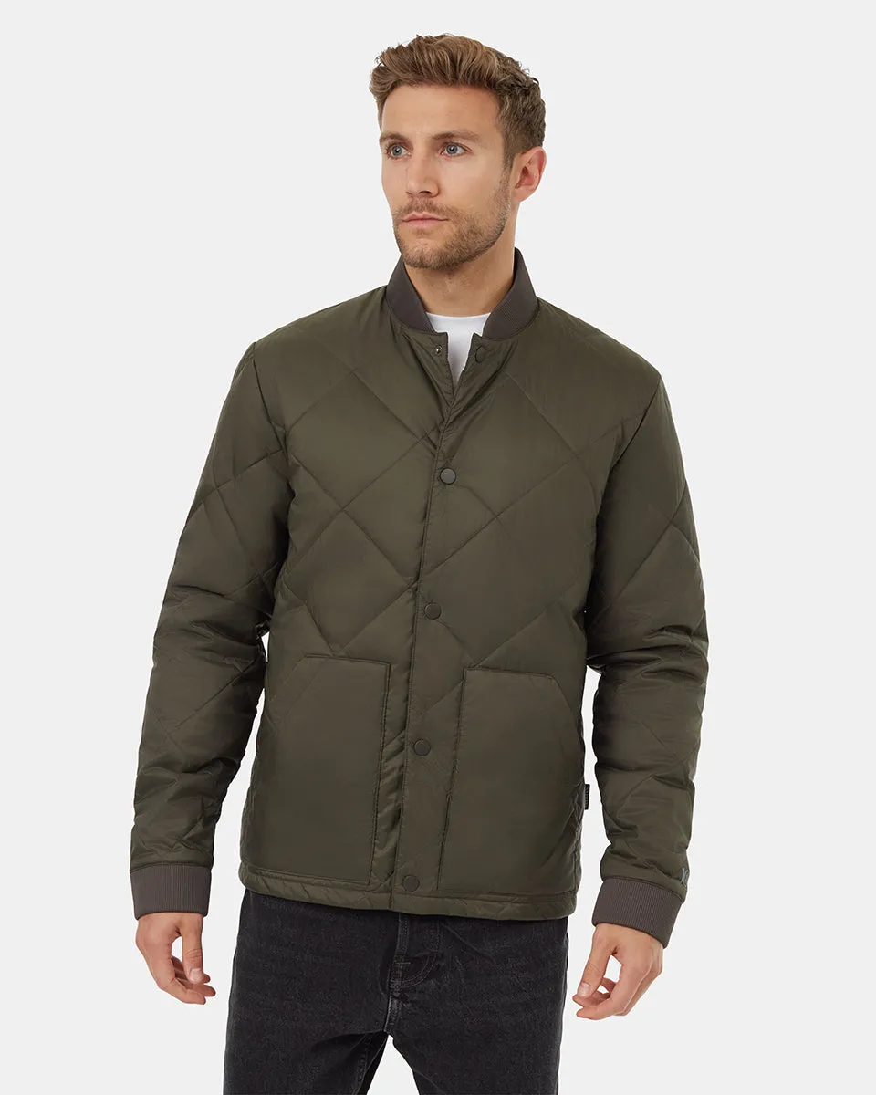 Diamond Padded Bomber Jacket sold by tentree