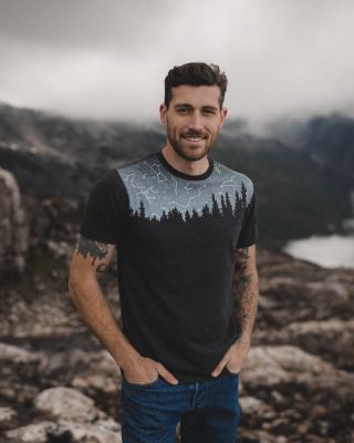 M Constellation Juniper T-Shirt sold by tentree