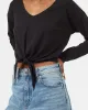 Tie Front Longsleeve sold by tentree