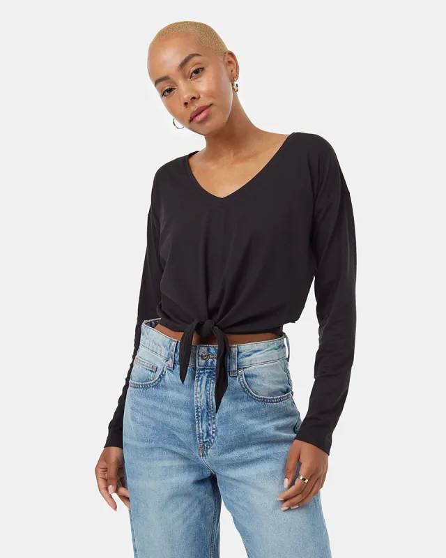 Tie Front Longsleeve sold by tentree