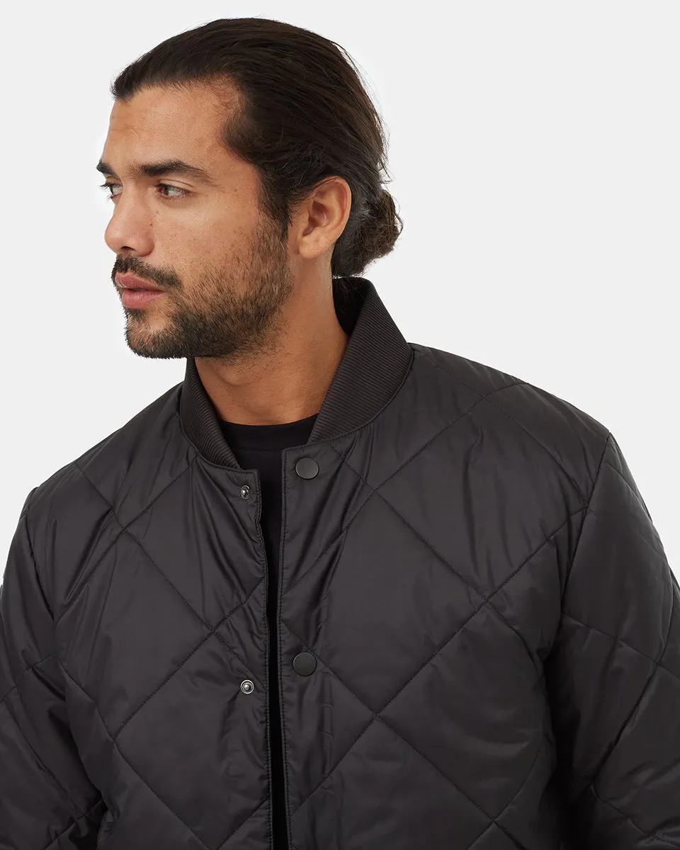 Diamond Padded Bomber Jacket sold by tentree product image thumbnail 4