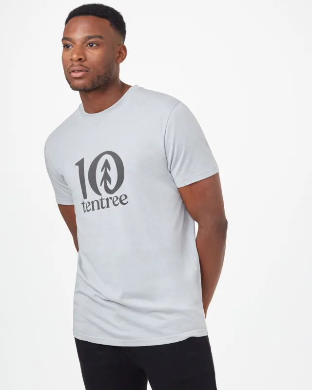 Tentree Logo T-Shirt (Meteorite Black Heather) sold by tentree
