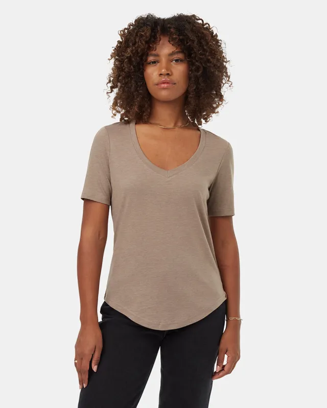 TreeBlend V-Neck T-Shirt sold by tentree