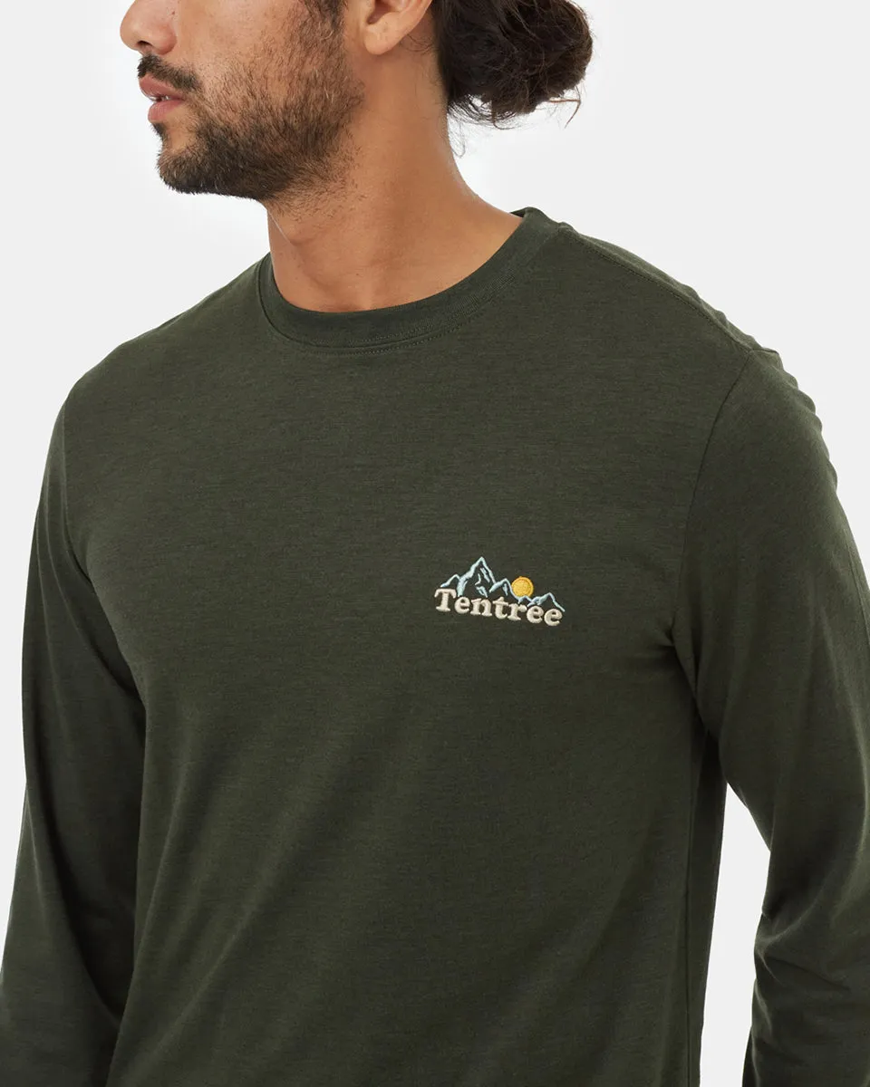 Mountain Wordmark Longsleeve sold by tentree product image thumbnail 4