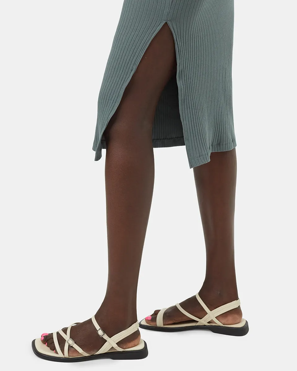 Rib Square Neck Dress sold by tentree product image thumbnail 5