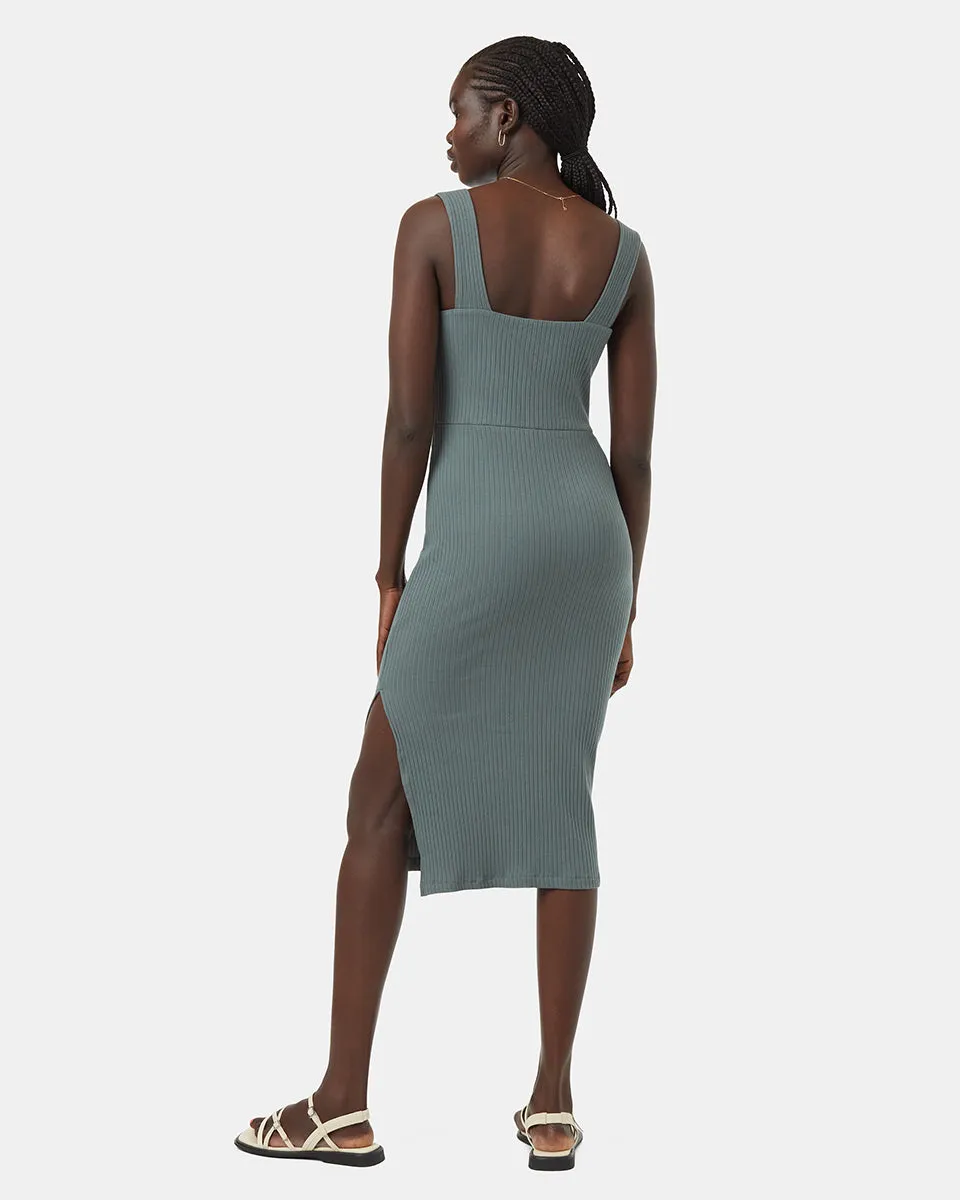 Rib Square Neck Dress sold by tentree product image thumbnail 3