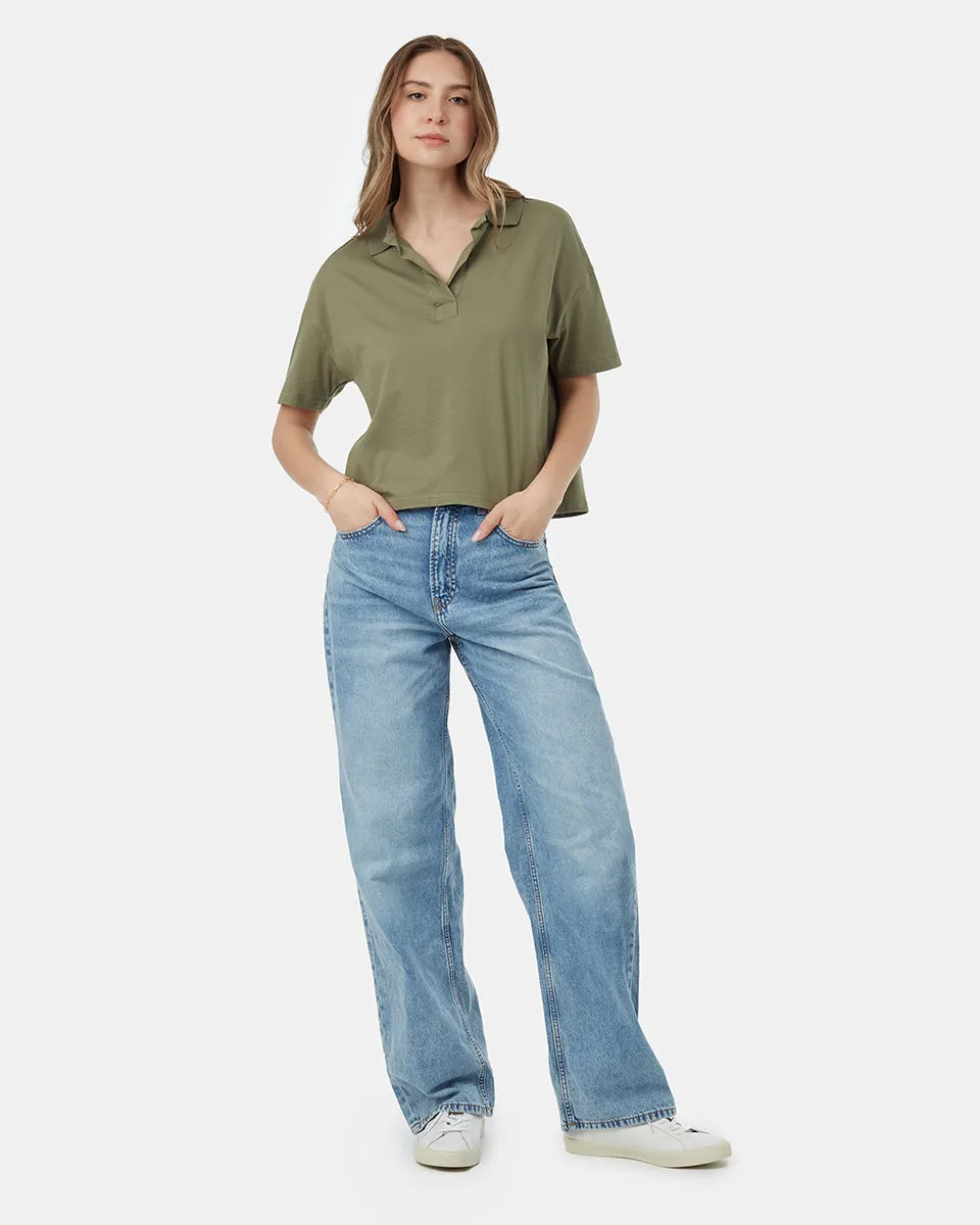 Oversized Polo Shirt sold by tentree product image thumbnail 2