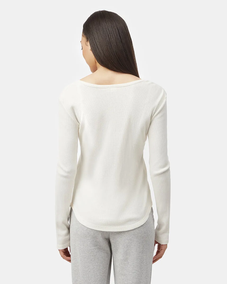 TreeWaffle Henley Longsleeve sold by tentree product image thumbnail 3